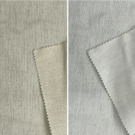 Coton gratté blanc ou écru  160g/m² en 3.10m