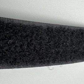 velcro boucle noir 25mm