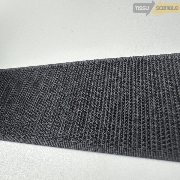 velcro crochet noir 50mm