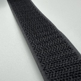 velcro crochet 25mm noir