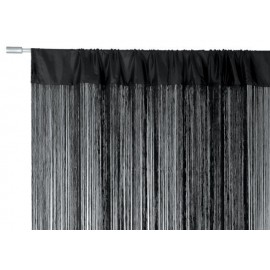 Rideaux à fil M1 -noir en 3m de Large